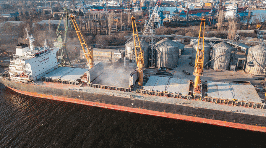 Dynamiczny wzrost eksportu ukraińskich produktów rolnych / Portal Stoczniowy