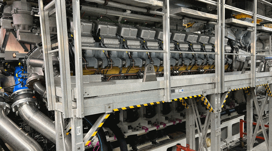 Testy silnika przyszłego ORP Wicher / Portal Stoczniowy