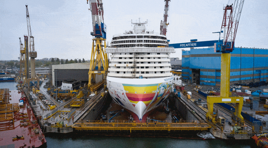 Zwodowano statek wycieczkowy Norwegian Aqua / Portal Stoczniowy