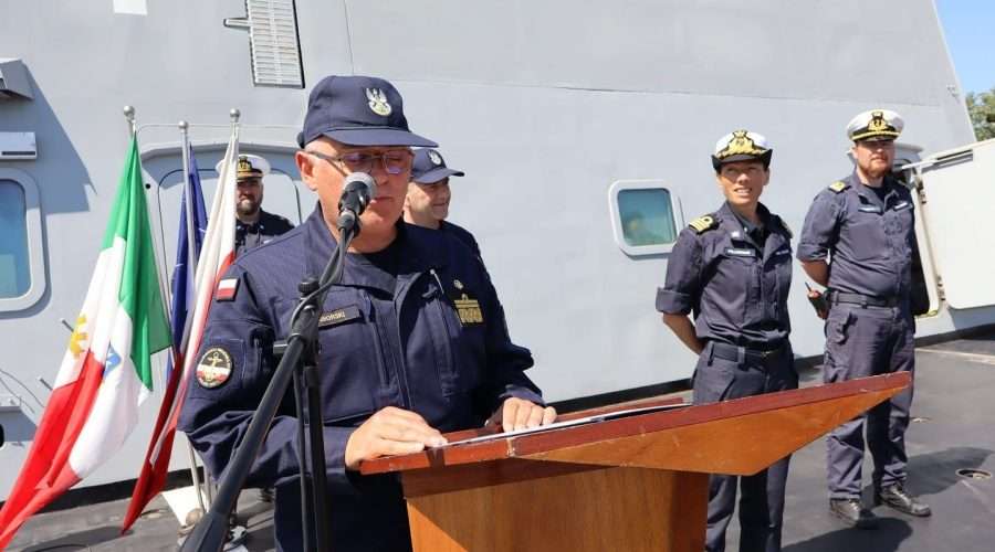 Fregata ITS Luigi Rizzo z ostatnią wizytą w Porcie Wojennym w Gdyni / Portal Stoczniowy