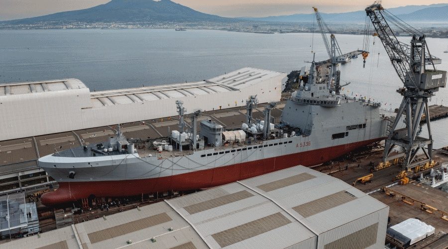 Wodowanie drugiego logistyka „Atlante” dla Marina Militare / Portal Stoczniowy