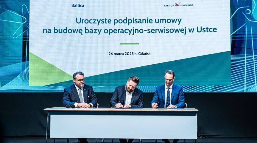 PGE Baltica i DORACO rozpoczną budowę bazy serwisowej dla morskich farm wiatrowych w Ustce / Portal Stoczniowy