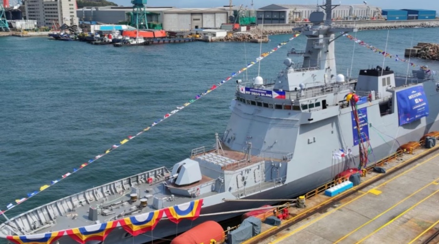 Wodowanie korwety Diego Silang – rozwój floty Filipin nabiera tempa / Portal Stoczniowy