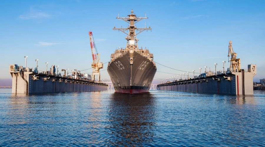 Wodowanie trzeciego niszczyciela Flight III Jeremiah Denton / Portal Stoczniowy