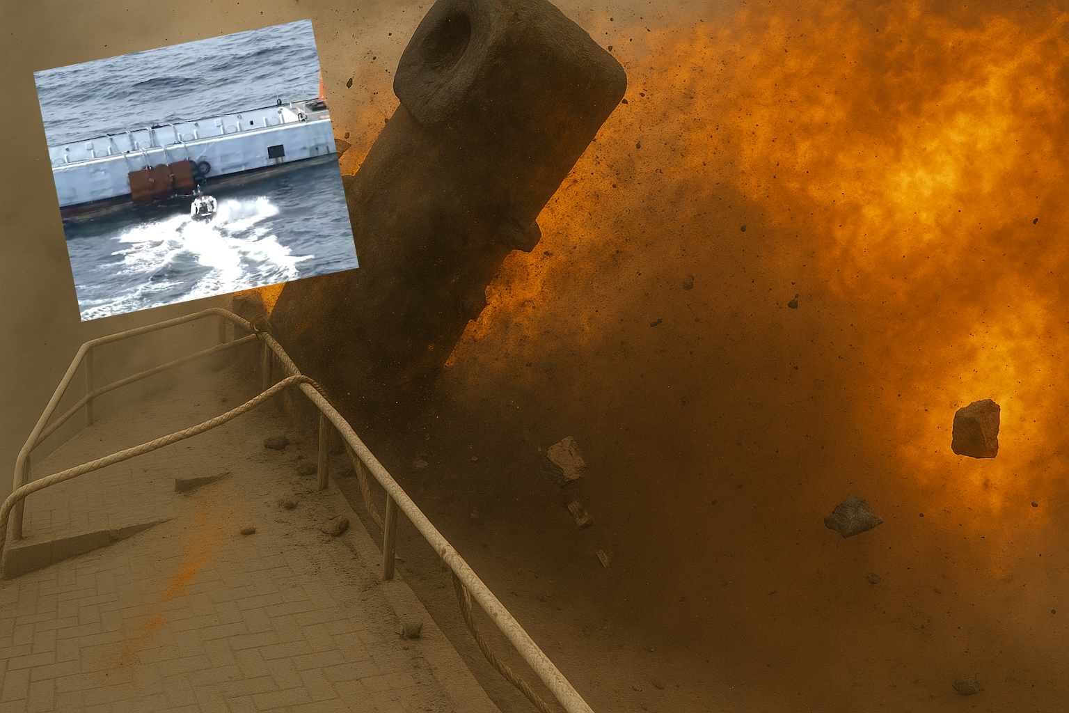 Marine Nationale przeprowadza detonację USV na Morzu Śródziemnym / Portal Stoczniowy