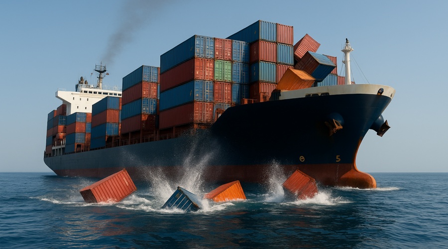 Transport kontenerowy USA–Chiny coraz bliżej kryzysu / Portal Stoczniowy