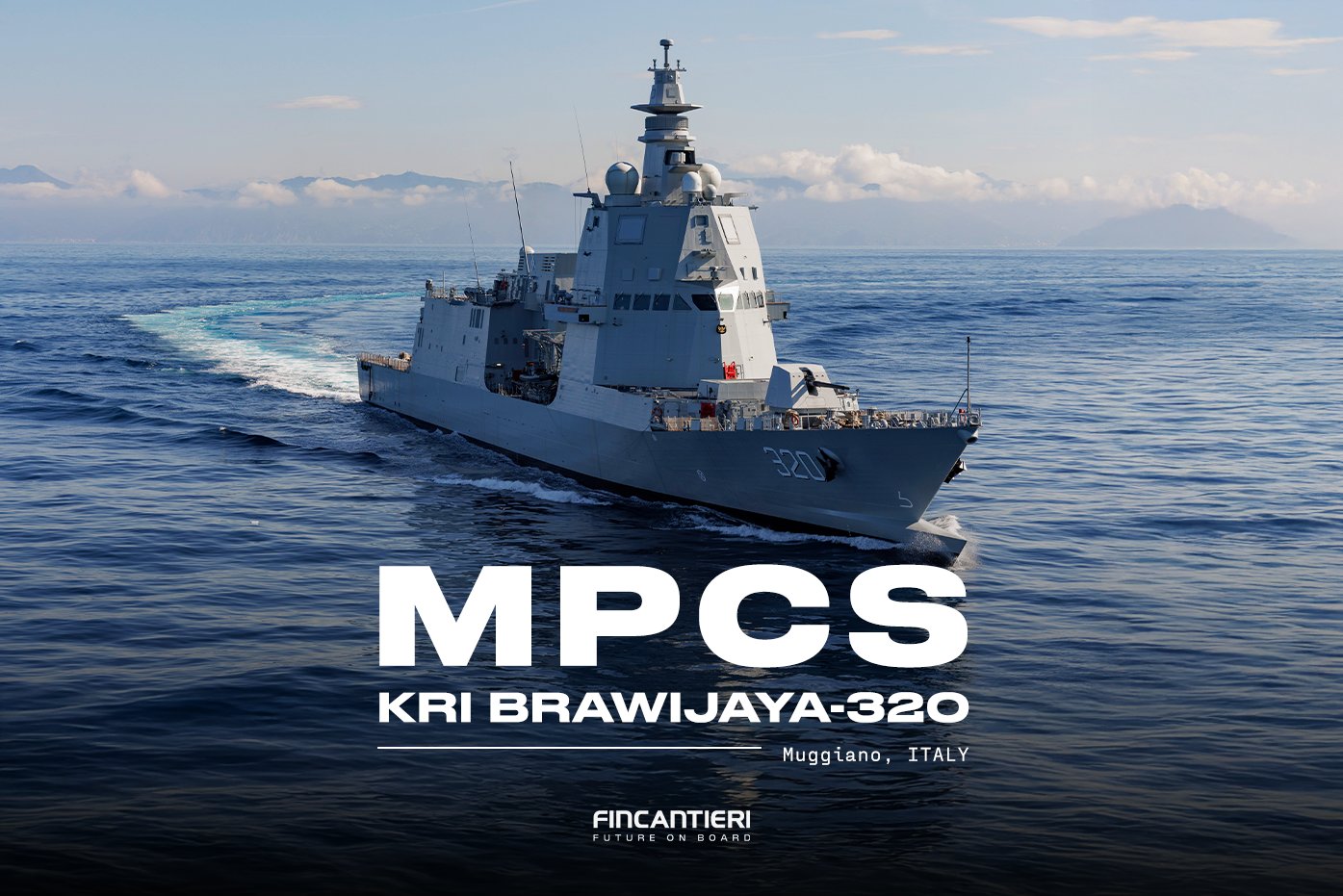 Indonezja odbiera od Fincantieri fregatę patrolową PPA KRI Brawijaya / Portal Stoczniowy