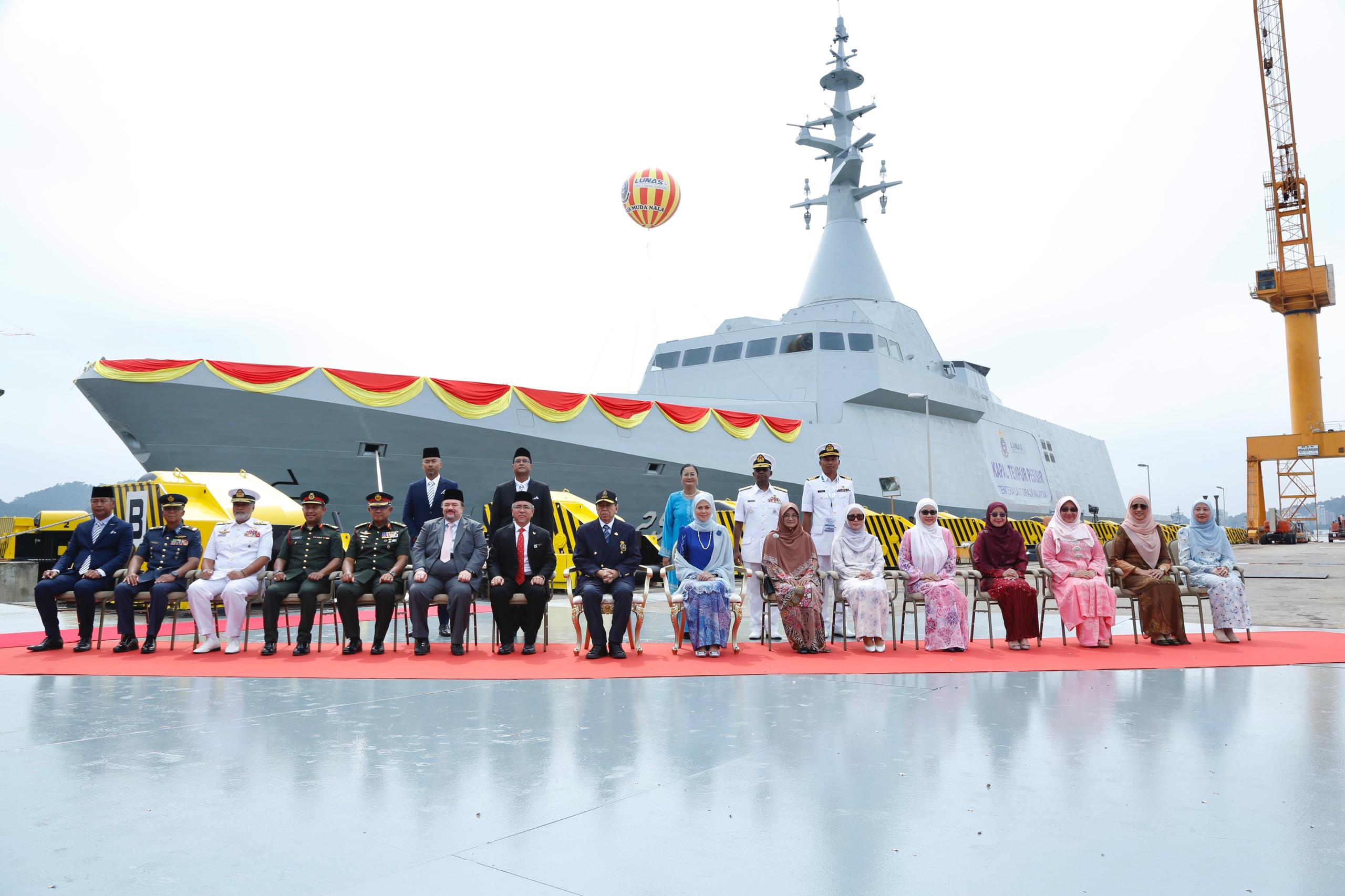 Wodowanie fregaty "Raja Muda Nala" dla Marynarki Wojennej Malezji / Portal Stoczniowy