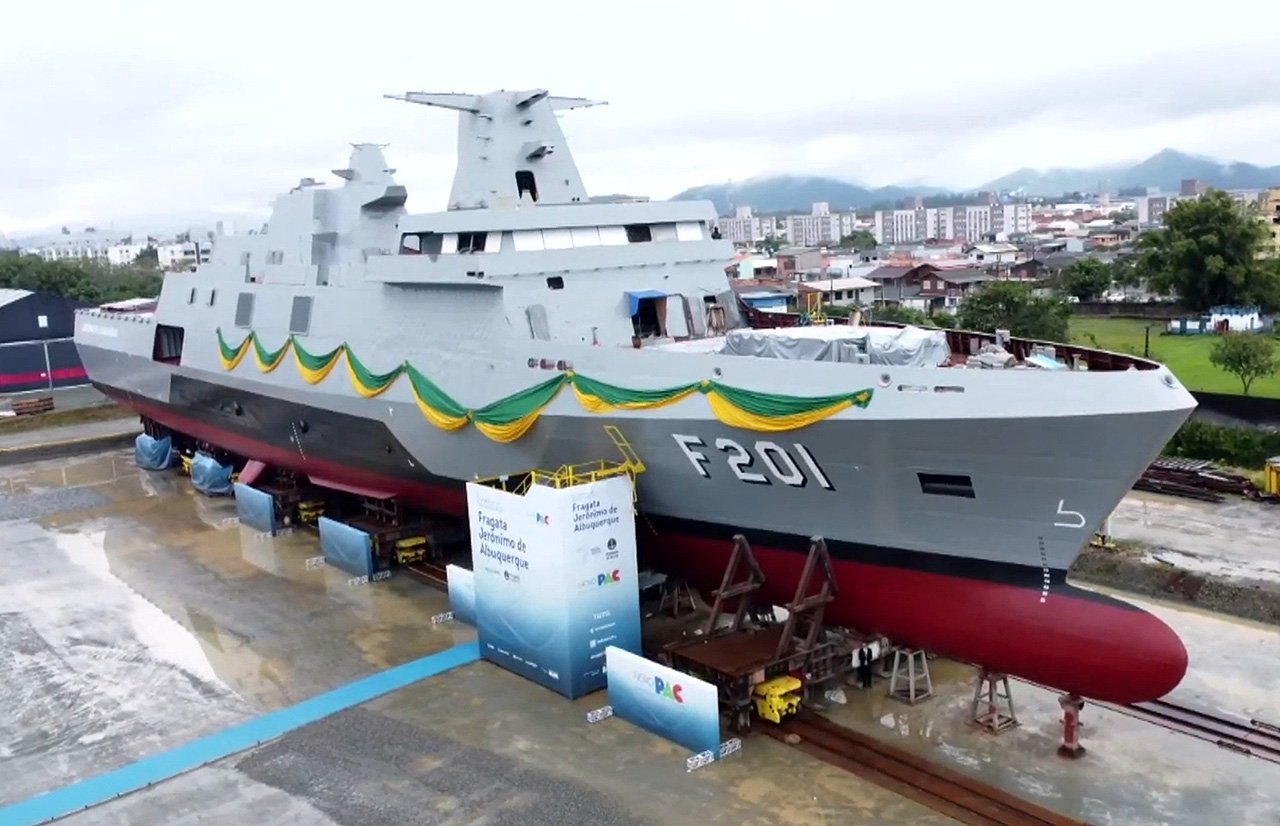 Chrzest fregaty Jerônimo de Albuquerque dla brazylijskiej Marinha do Brasil / Portal Stoczniowy